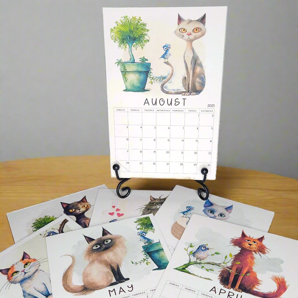 Cat Desk Calendar