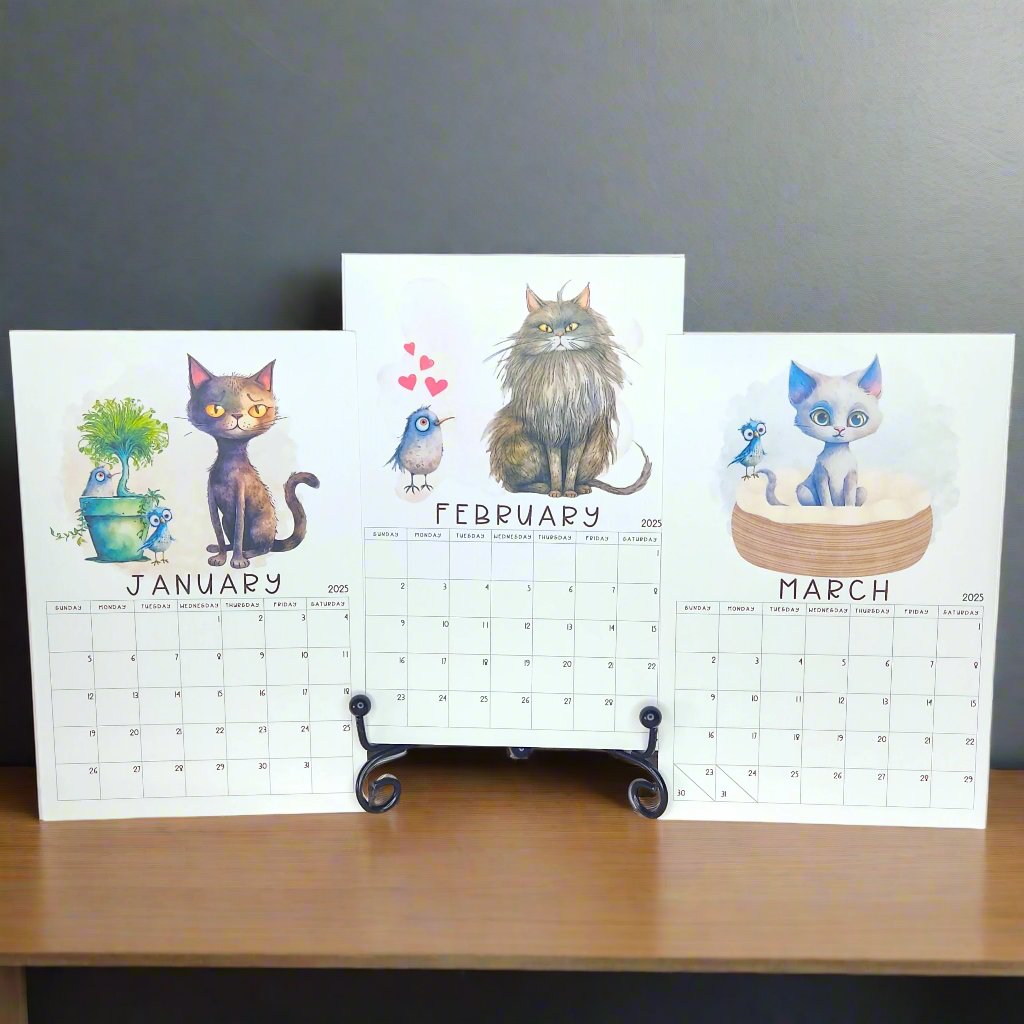 Cat Desk Calendar