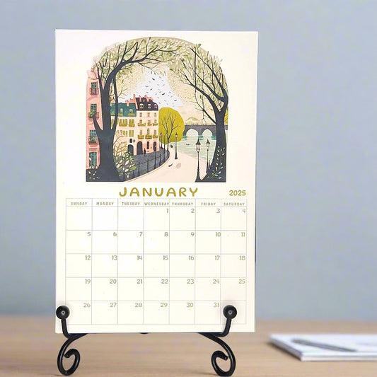 Paris Desk Calendar