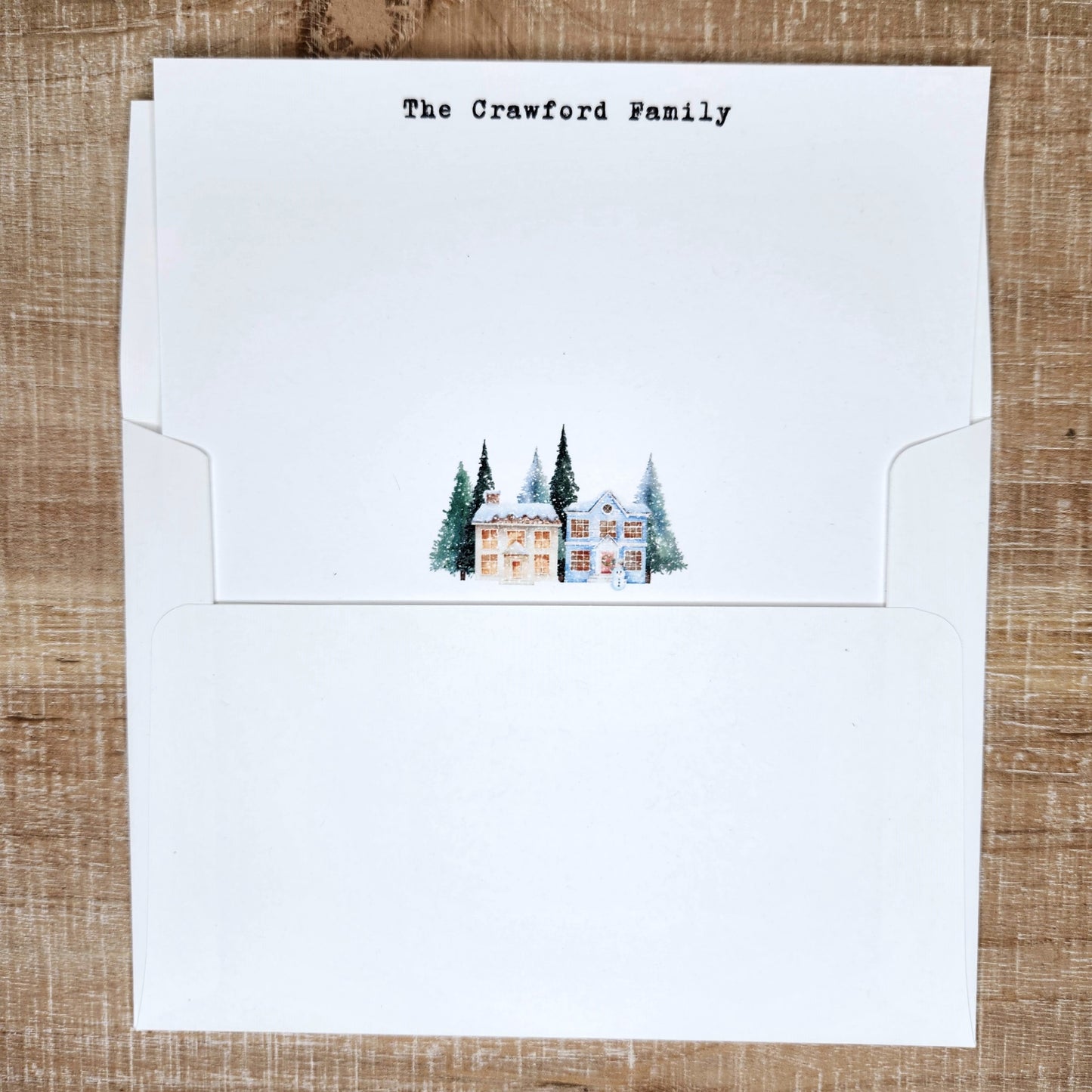 Classic Christmas Stationery Set