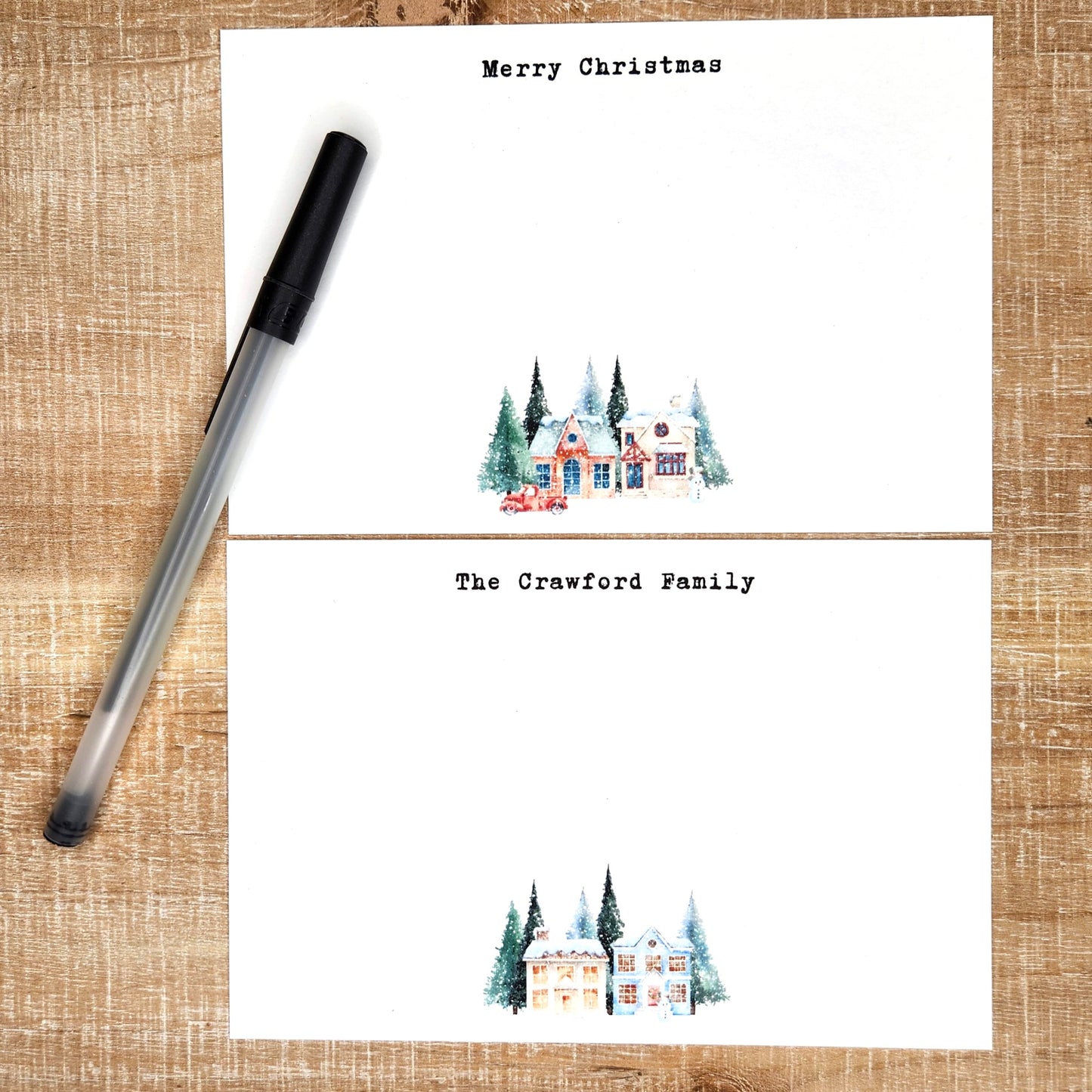 Classic Christmas Stationery Set