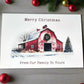 Barn Holiday Postcards