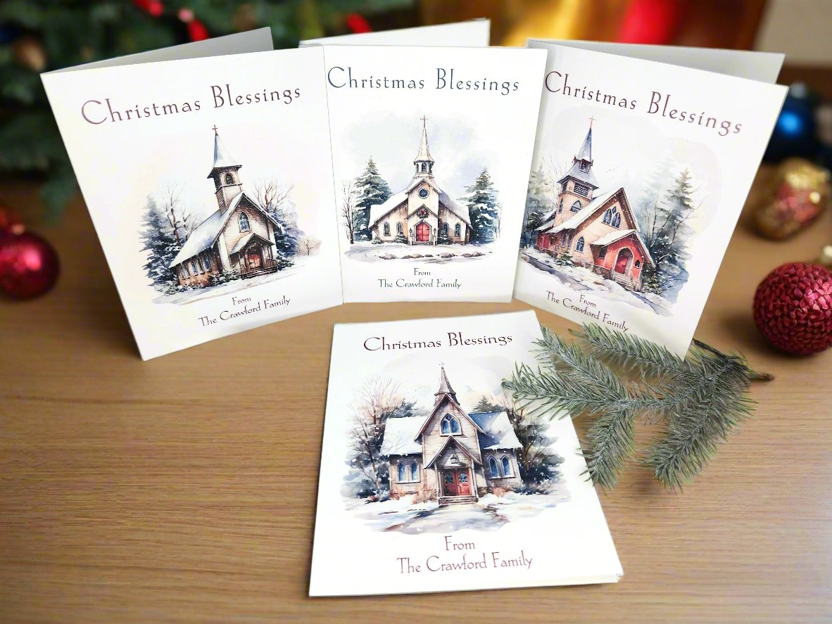 Christmas Blessings Cards