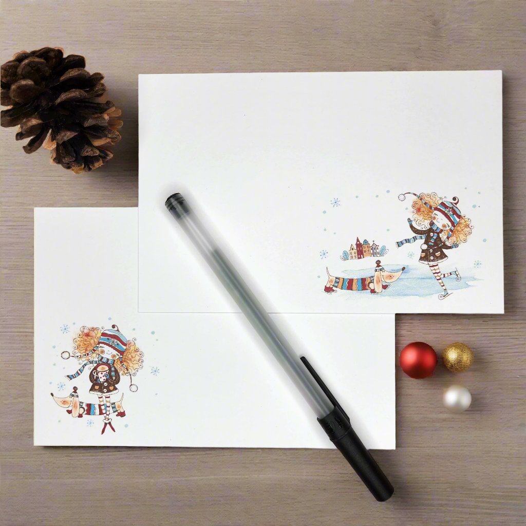 Immie's Winter Fun Stationery Set