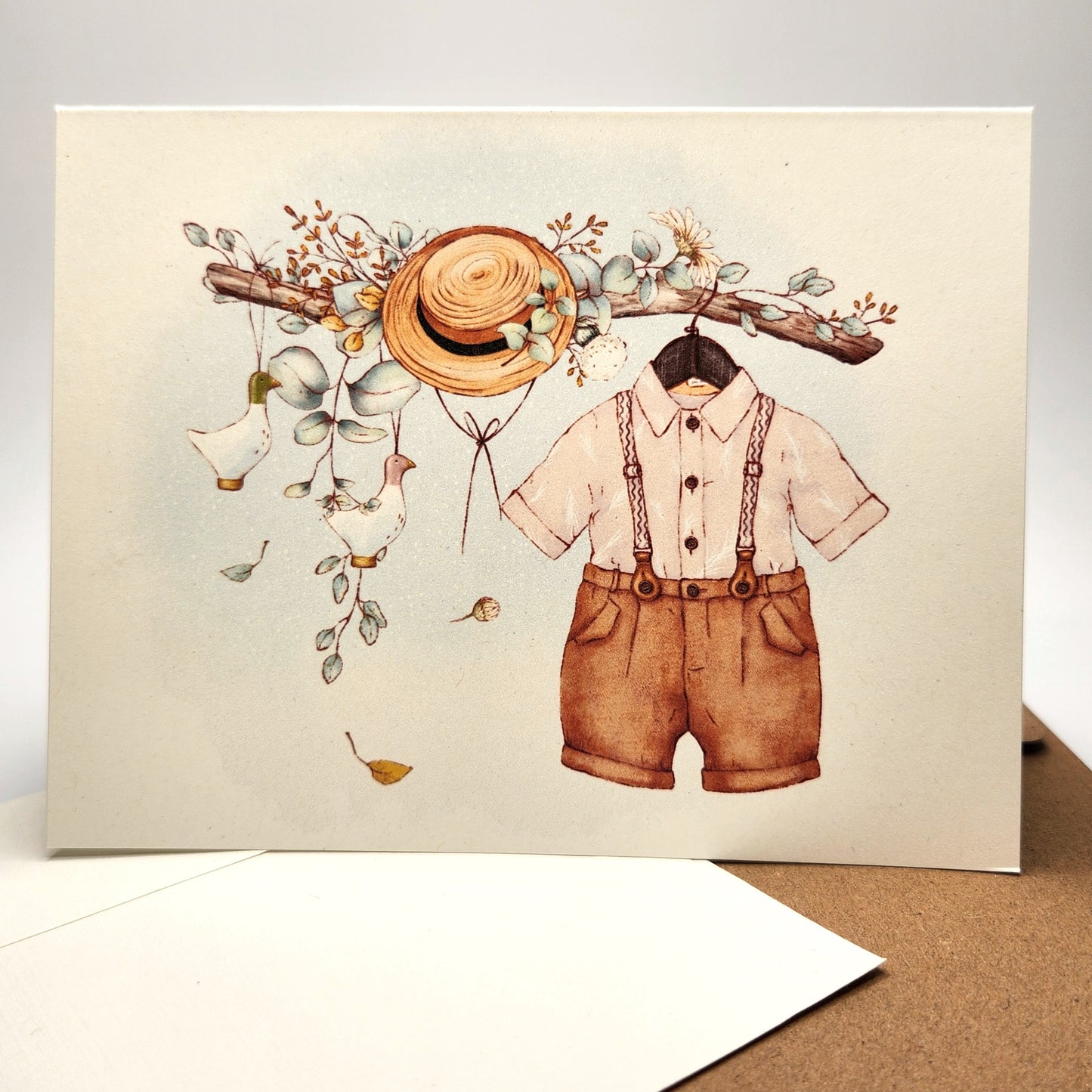 Elegant Baby Folded Cards