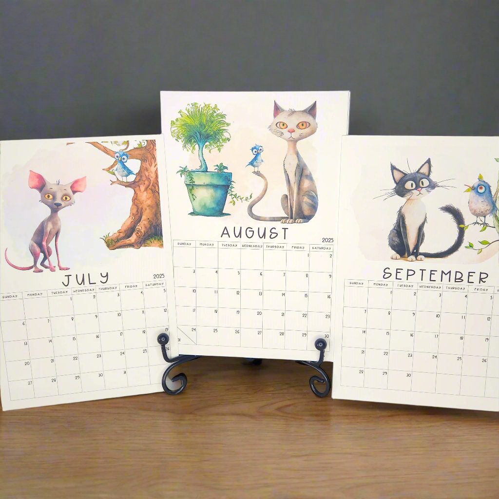 Cat Desk Calendar