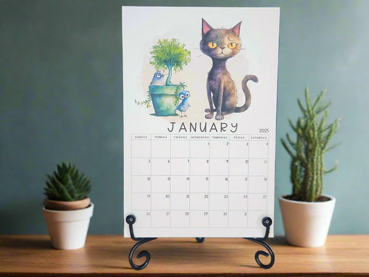 Cat Desk Calendar