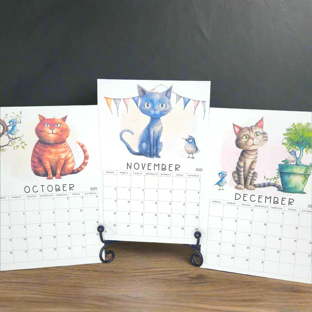 Cat Desk Calendar