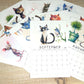 Cat Desk Calendar