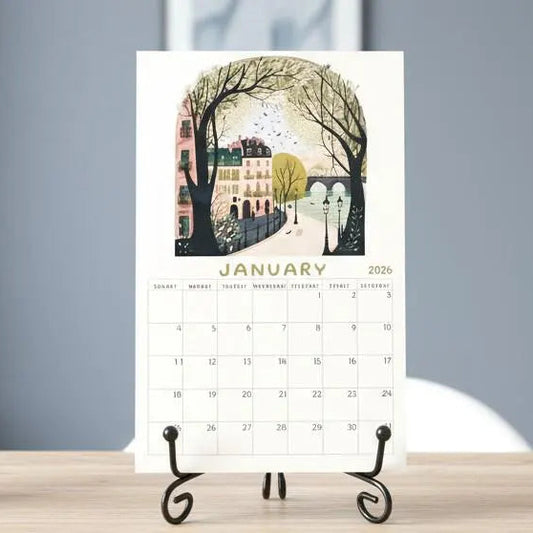 Paris Desk Calendar