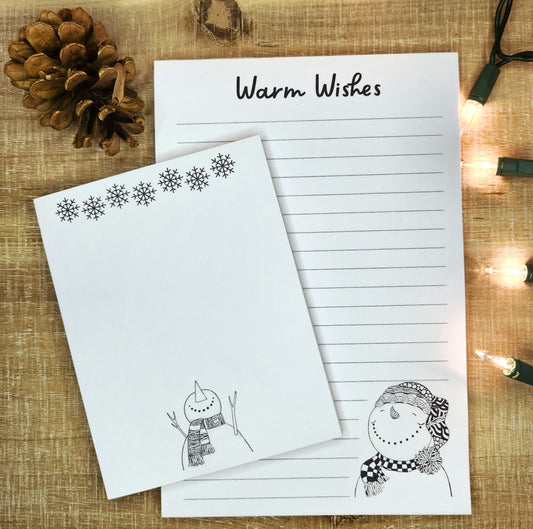 Snowmen Notepad Set